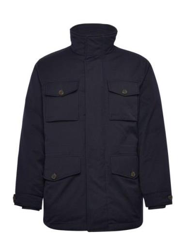 Padded Flannel Field Jacket GANT Navy