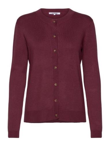 Srmarla Cardigan Knit Soft Rebels Burgundy