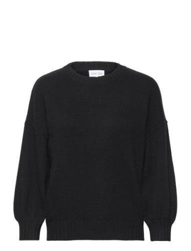 Quarter Balloon Sleeve Sweater Davida Cashmere Black