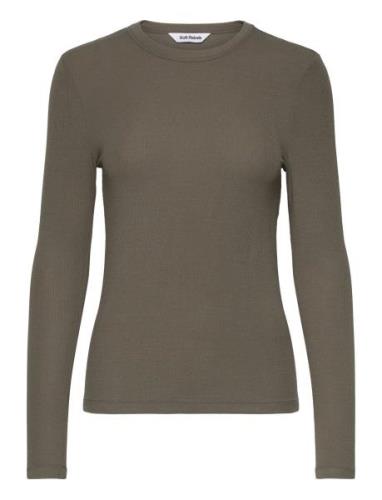 Srfenja O-Neck Top Soft Rebels Khaki