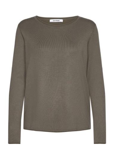 Srmarla O-Neck Roll Edge Knit Soft Rebels Khaki