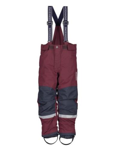 Idre Kids Pants 6 Didriksons Burgundy