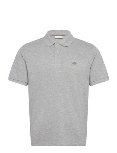 Reg Emb Archive Shield Polo GANT Grey