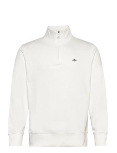 Emb Archive Shield Half Zip GANT White