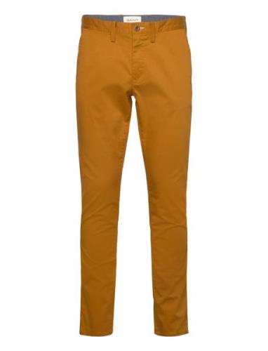 Slim Twill Chinos GANT Yellow