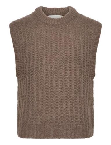 Curly Wool Rib Slip Over GANT Brown