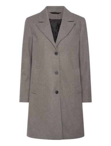 Slfnew Alma Wool Coat Noos Selected Femme Grey