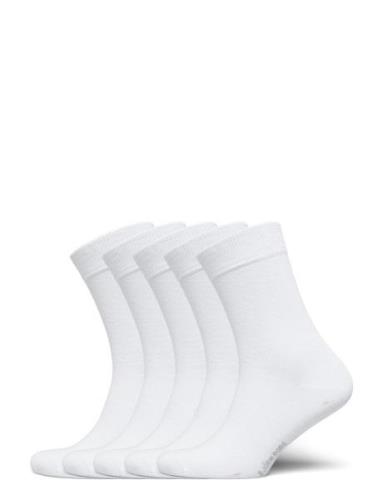 Essential Ankle Sock 5P Björn Borg White