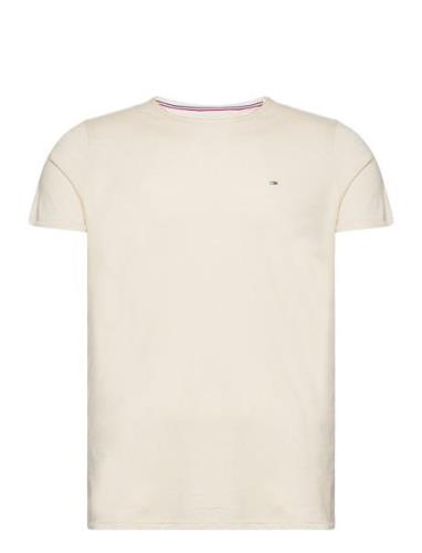 Tjm Xslim Jaspe C Neck Ext Tommy Jeans Cream