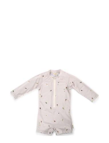 Villads – Uv Suit Ls 1-2 Years – Cool Summer Filibabba Pink