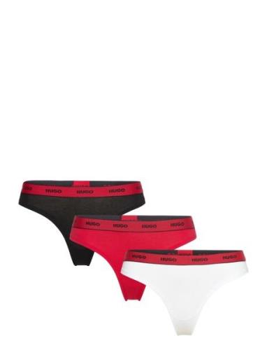 Triplet Thong Stripe HUGO Red