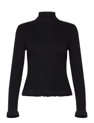 Sherry Frill Knit Top NORR Black