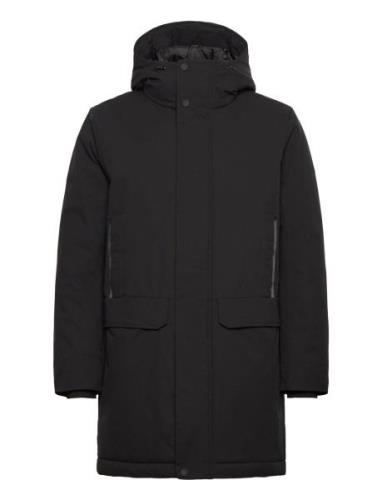 Tech Hooded Parka Tom Tailor Black