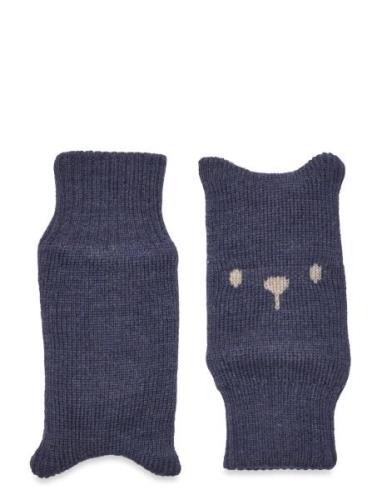 Mittens - Knitted CeLaVi Navy