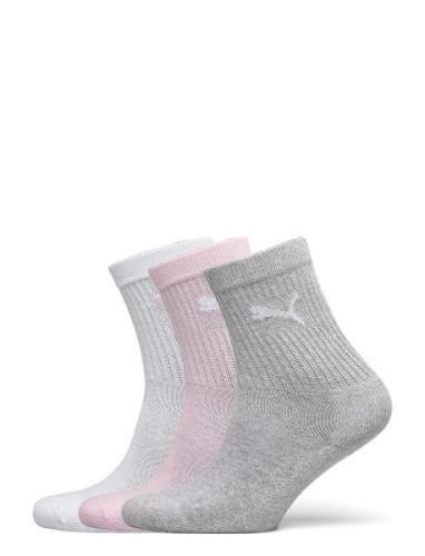 Puma Kids Crew Sock 3P PUMA Pink