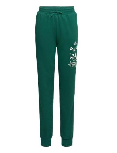 Brand Love Joggers Kids Adidas Sportswear Green