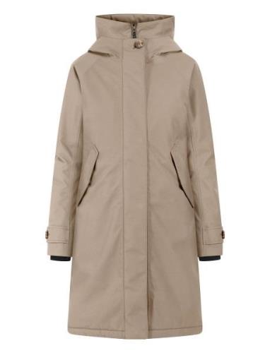 Luna Wns Parka 5 Didriksons Beige