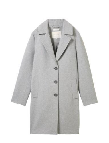 Long Coat Tom Tailor Grey