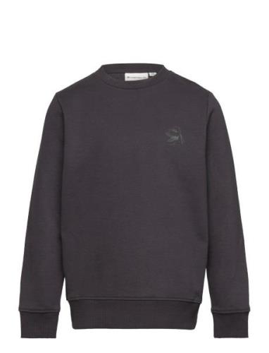 Printed Sweatshirt Tom Tailor Navy