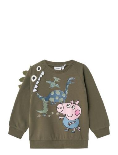 Nmmapo Peppapig Nreg Sweat Bru Cplg Name It Green