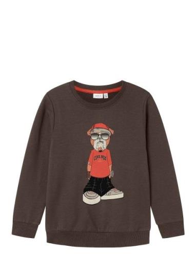 Nkmoklokken Ls Sweat Bru Box Name It Brown