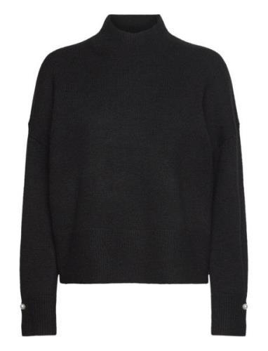 Kezia Pearl Cuff Detail Jumper French Connection Black