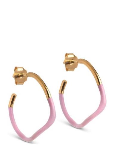 Sway Hoops Enamel Copenhagen Gold