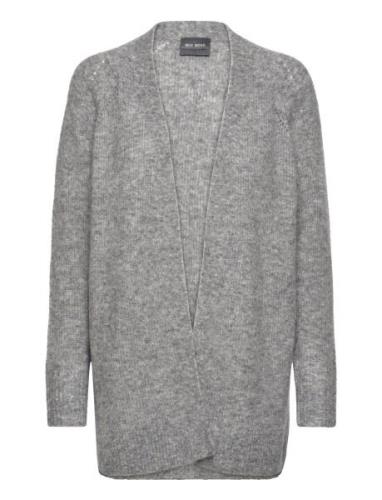 Mmthora Long Cardigan MOS MOSH Grey