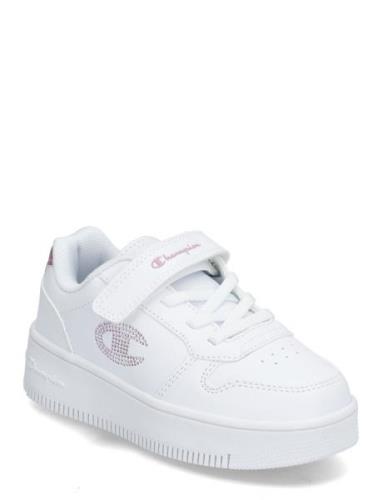 Rd18 Platform Glitter G Ps Low Cut Shoe Champion White