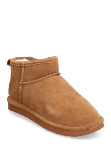 Biasnow Ankle Boot Suede Bianco Brown