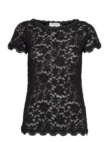 Full Lace T-Shirt Rosemunde Black