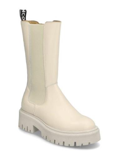 Biagarbi High Chelsea Boot Crust Bianco Cream