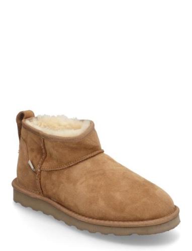 Rhbrisbane Shearling Short Boots Rosemunde Beige