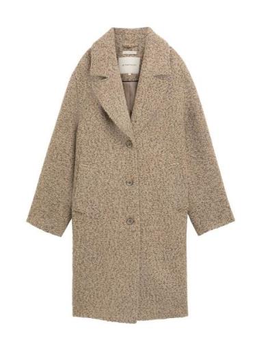 Loose Coat Tom Tailor Beige