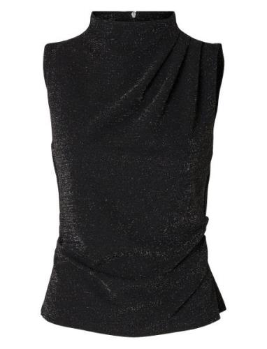 Slfmarwa Sl High Neck Top Selected Femme Black