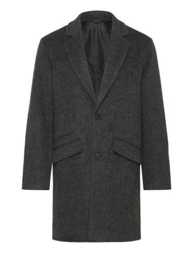 Jjhays Wool Blend Coat Jack & J S Grey