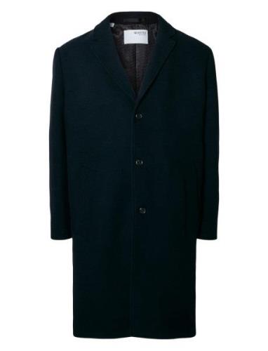 Slhmilo Overcoat Selected Homme Black