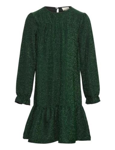 Dress Glitter Creamie Green