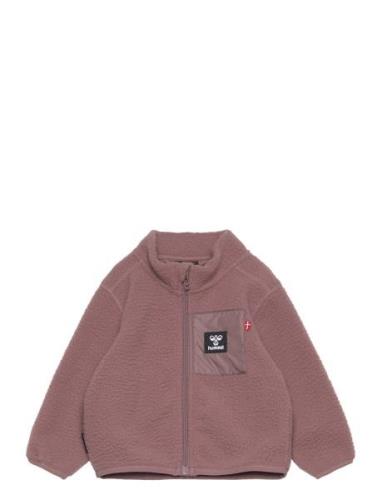 Hmlatlas Fleece Zip Jacket Hummel Pink