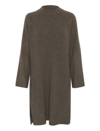 Karinya Knit Dress Kaffe Brown