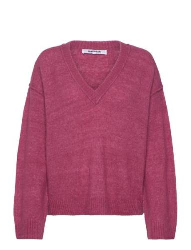 Srallison V-Neck Knit Soft Rebels Pink