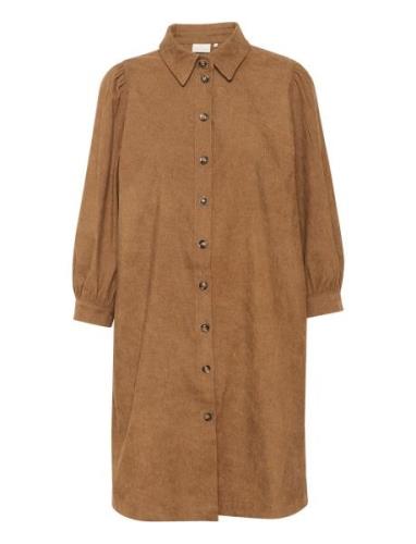 Kaeve Corduroy Dress Kaffe Brown