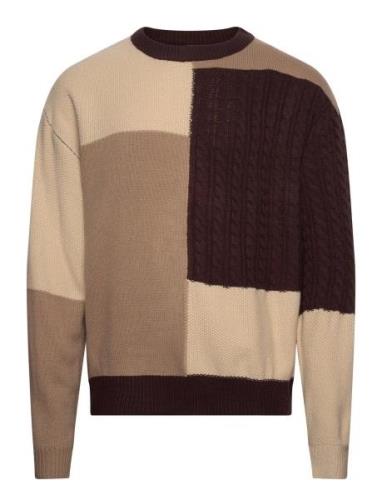 Wbkurt Patch Knit Woodbird Brown