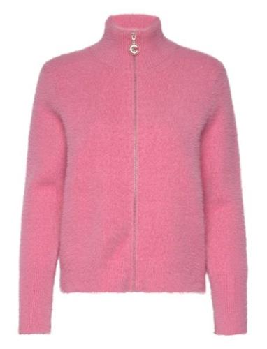 Fluffy Knit Cardigan Coster Copenhagen Pink