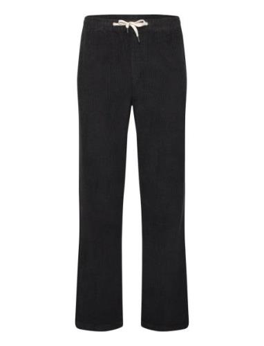 Elastic Waist Corduroy Pants Lindbergh Black