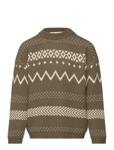 Tnlinus Jacquard Pullover The New Khaki