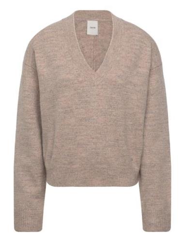 Soft Heather V-Neck Sweater Calvin Klein Beige