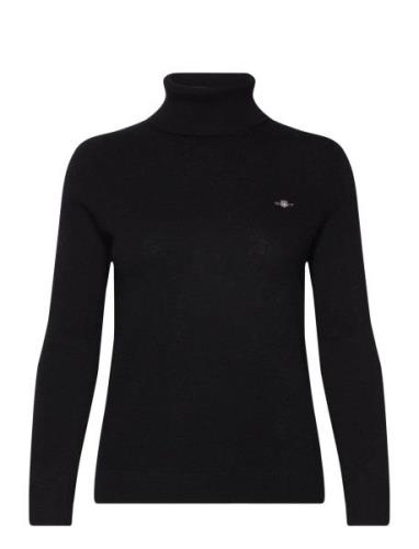 Extrafine Lambswool Rollneck GANT Black