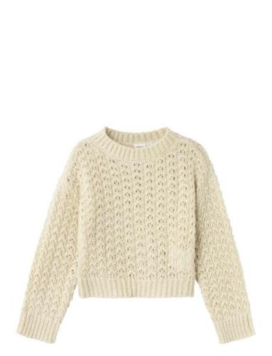 Nkfosigna Ls Short Knit Name It Cream