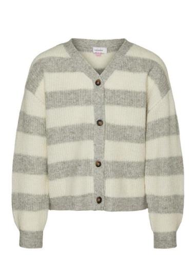 Vmnatahlie Ls V-Nck Cardi Ga Girl Vero Moda Girl Beige